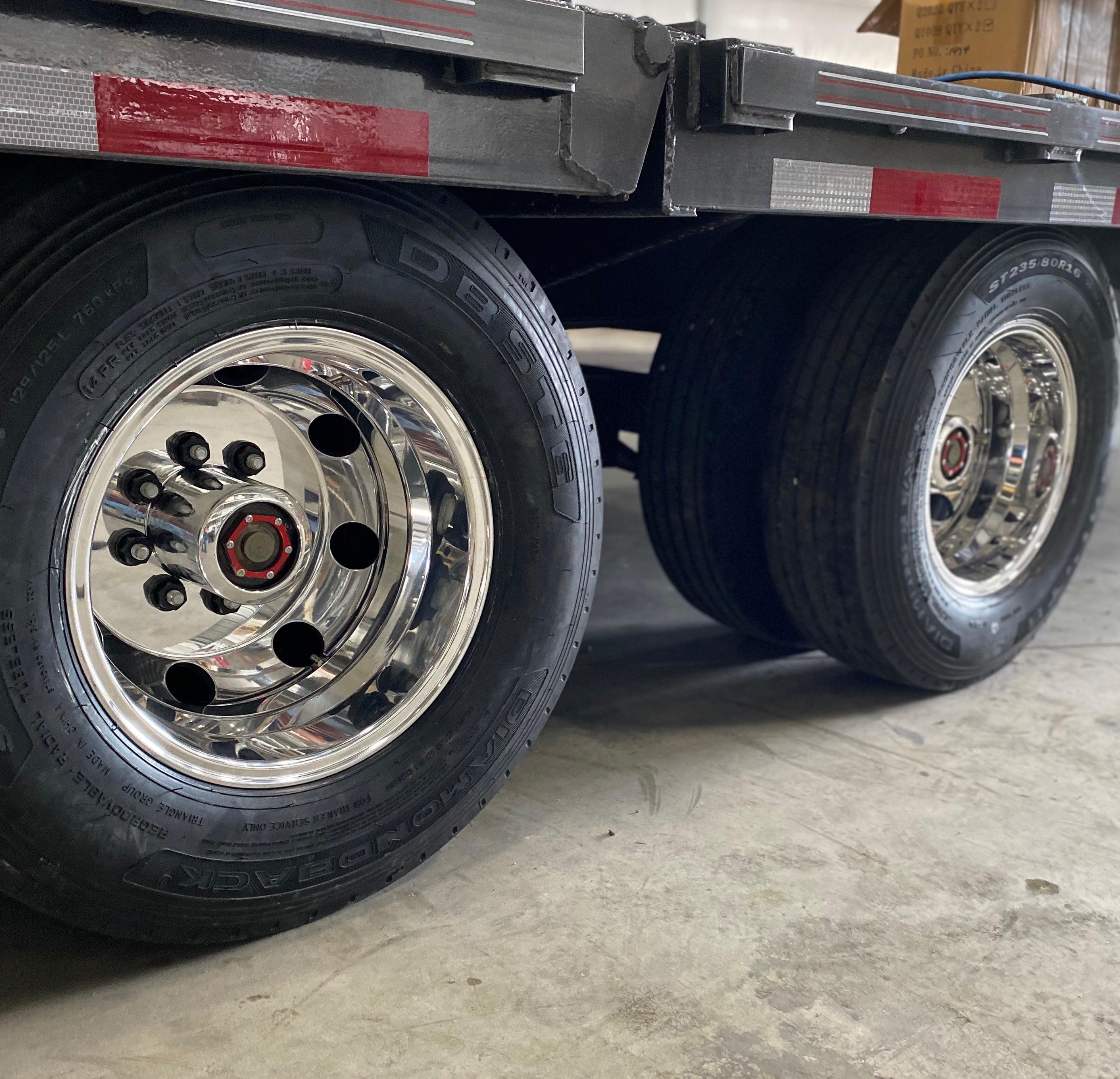 16x6.00 Northstar 8x6.5" Bolt Circle 4.77" Center Bore Mirror Finish Both Sides Ram/Trailer 3