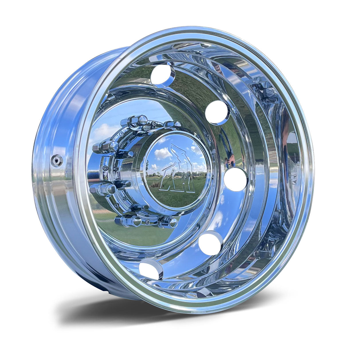 17.0x6.00 Northstar 8x200mm Hub Pilot Mirror Polished Both Sides (Ford F350 DRW 2005-Present) 5