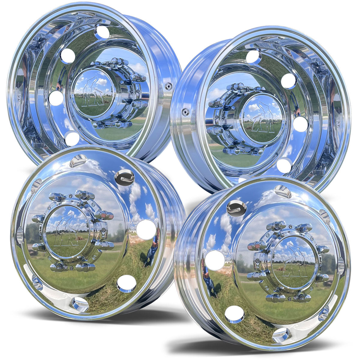 17.0x6.00 Northstar 8x200mm Hub Pilot Mirror Polished Both Sides (Ford F350 DRW 2005-Present) 7