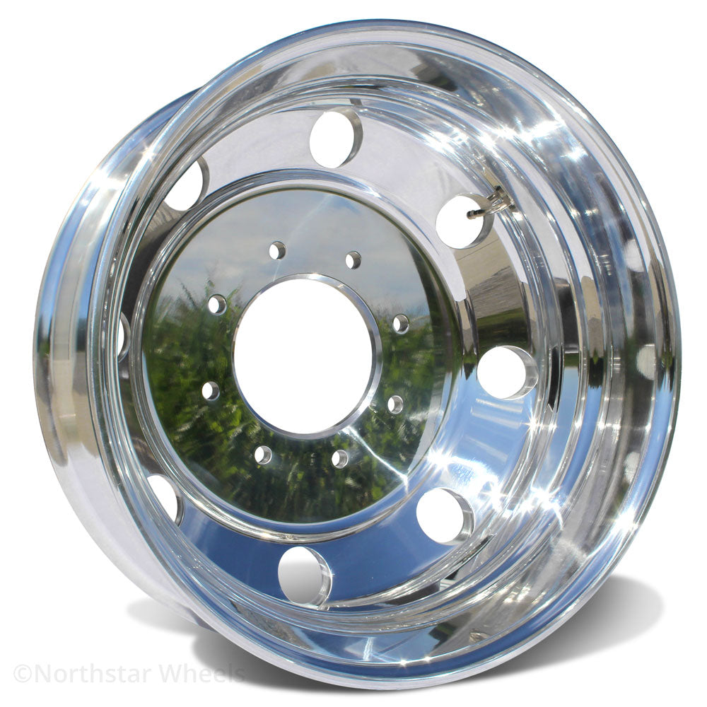 19.5x6.00 Northstar 8x200mm Hub Pilot Mirror Polished Both Sides (Ford F350 DRW 2005-Present) 2