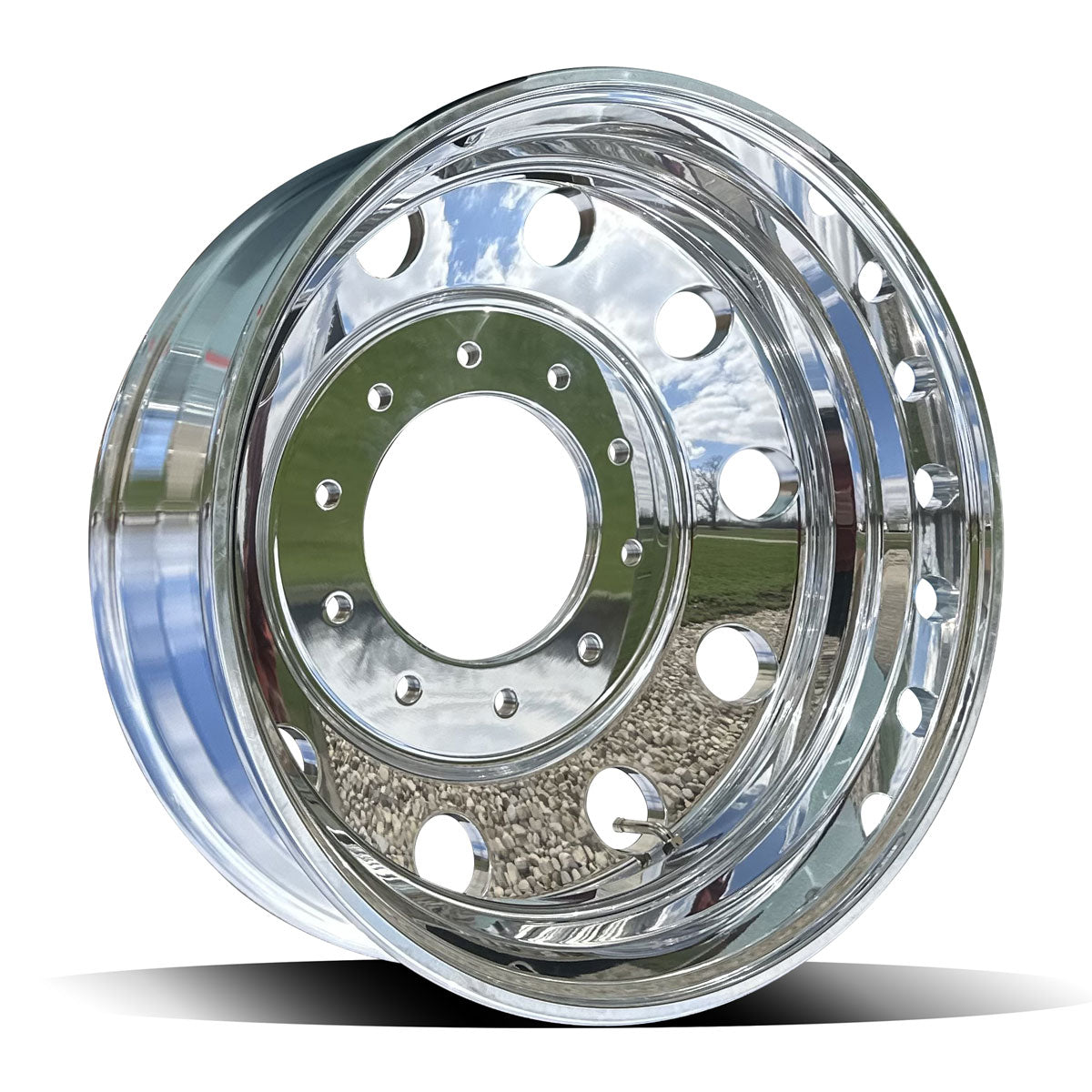 19.5X6.00 Northstar 10x225mm Mirror Polish Both Sides for Ford & Dodge Ram (10 Vent Hole) 2