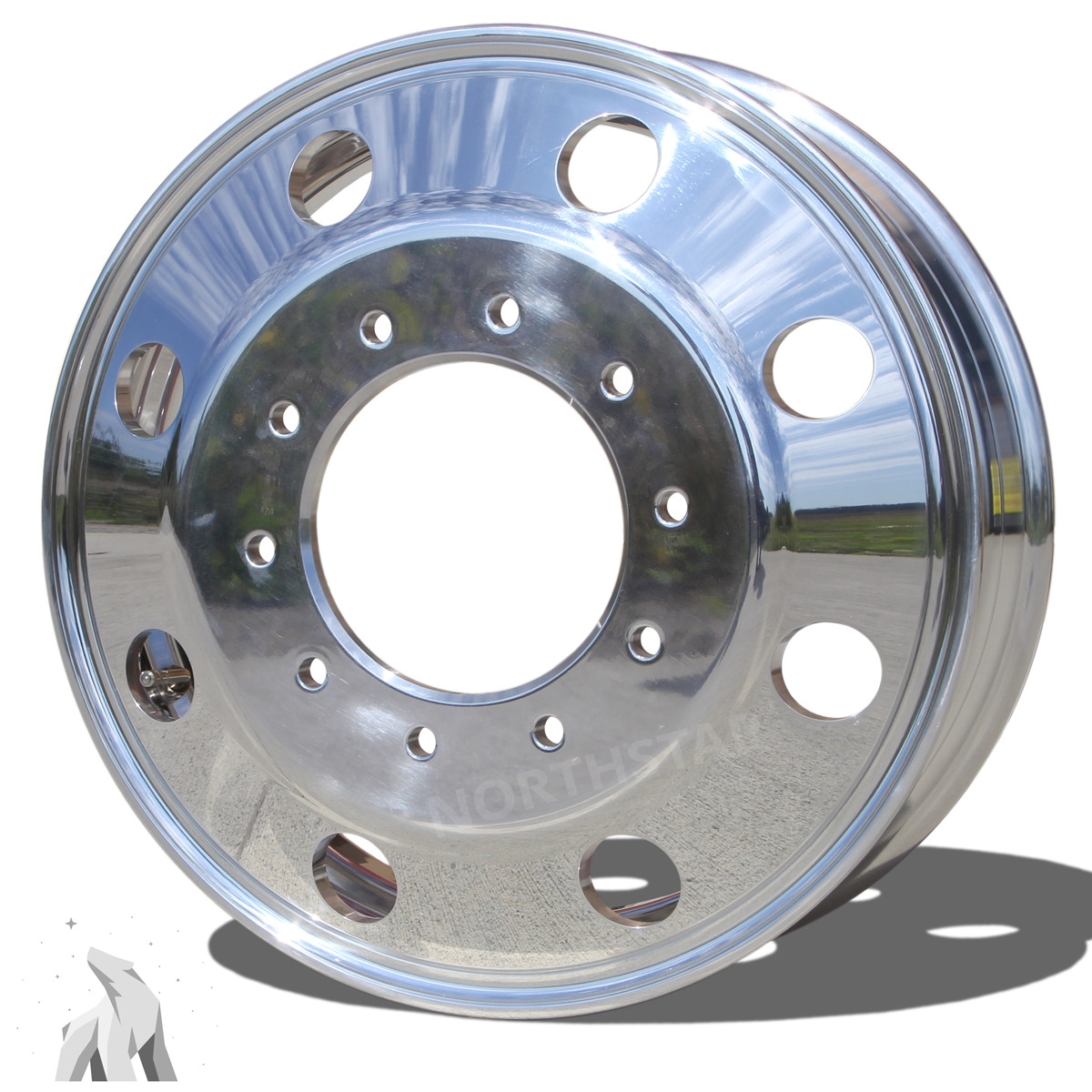 19.5X6.00 Northstar 10x225mm Mirror Polish Both Sides for Ford & Dodge Ram 6