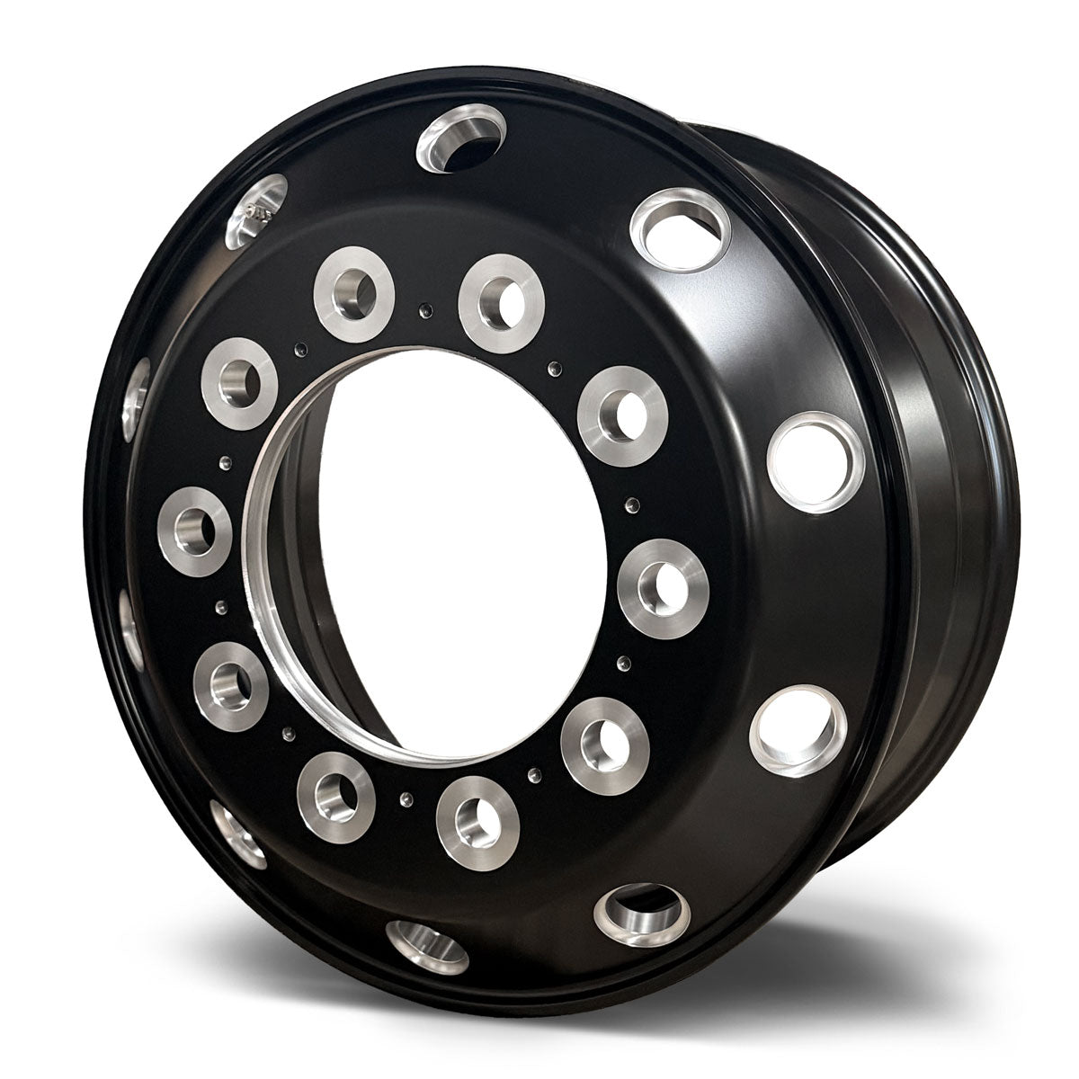 19.5x7.5 Northstar 10x285mm Hub Pilot Satin Black w/ Milling "Stellar" Front