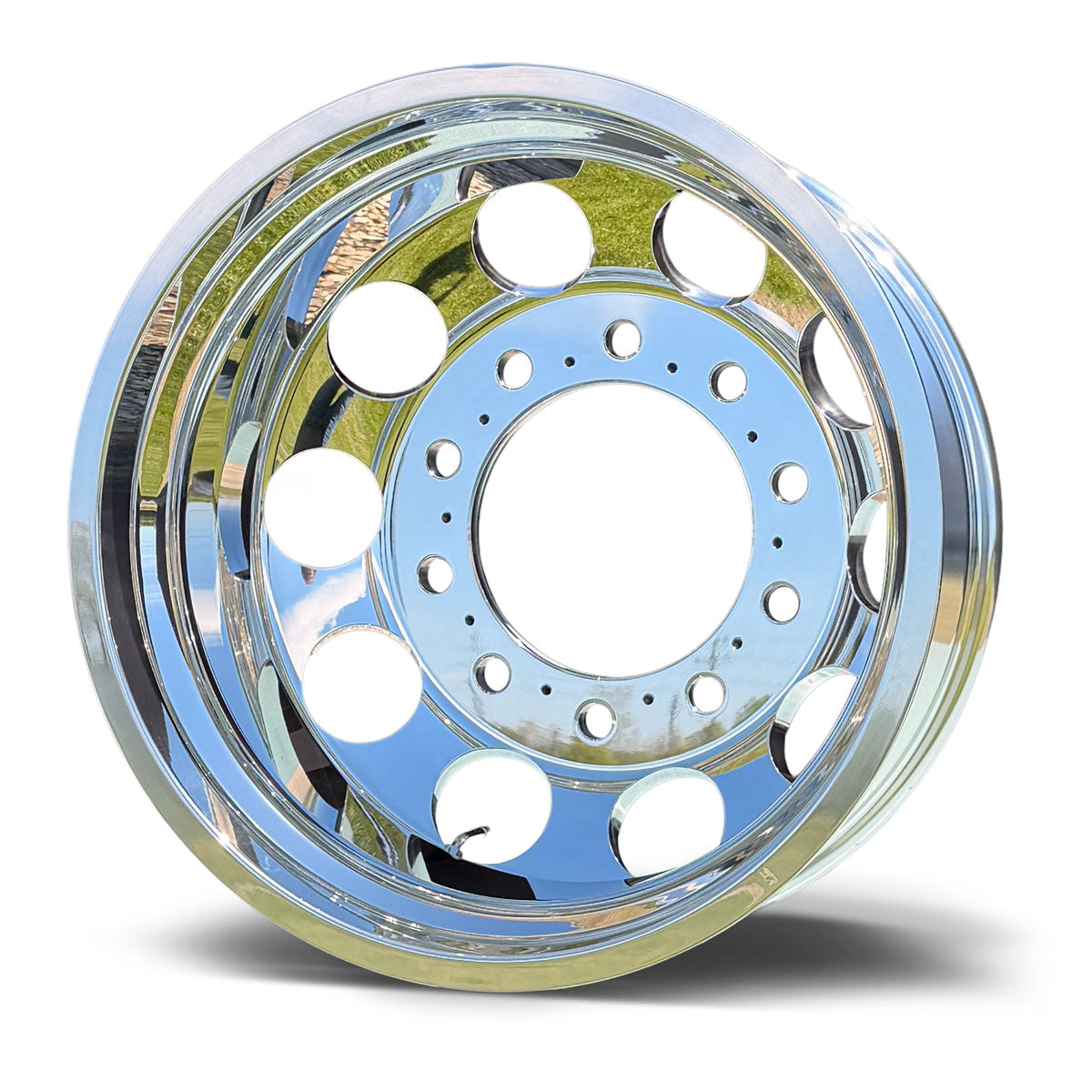 22x8.25 Northstar 10x285mm Hub Pilot Mirror Polish Both Sides (Big Hole) 2