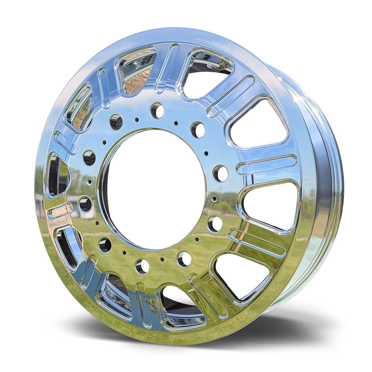 22x8.25 Northstar 10x285mm Hub Pilot Mirror Polish Both Sides (Polaris)