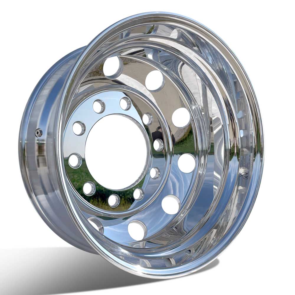 24.5x8.25 Northstar 10x11.25" Stud Pilot (Budd) Mirror Polish Both Sides 2